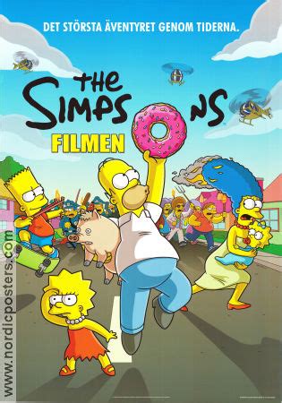 Simpsons The Movie 2007 Cinema Banners Wall Art Set Of Large Simpsons Posters Vinterior ...