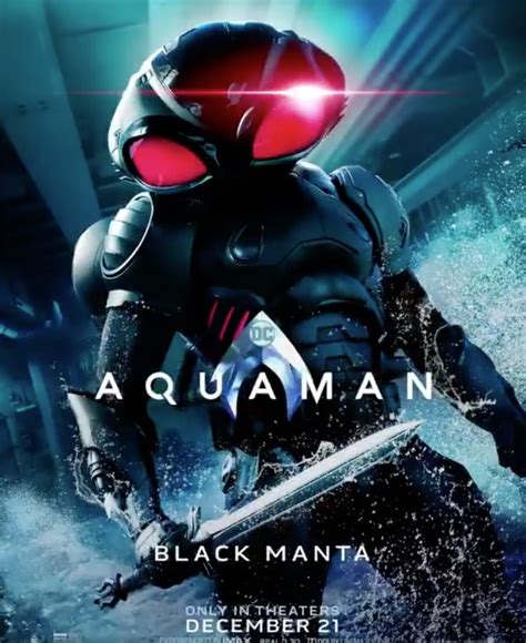 Yahya Abdul-Mateen II as Black Manta | Aquaman Character Posters ...