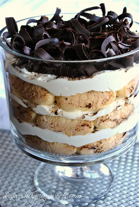 Tiramisu Cheesecake Trifle - Shugary Sweets
