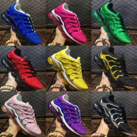 2020 New TN Plus Womens Mens Running Shoes Bumblebee Royal Blue Red Pink Fluorescent Green Grape ...