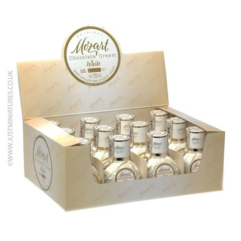 Mozart Spirits | White chocolate liqueur, Just miniatures, Miniature bottles