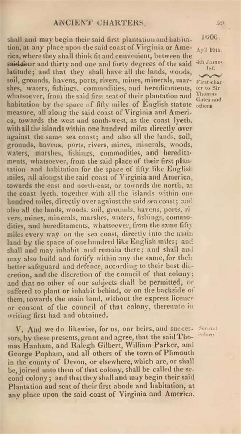 First Charter of Virginia (1606) - Encyclopedia Virginia