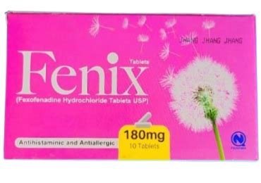 Fenix 180mg Tablets | price, uses, side effects | Fareed Pharma World