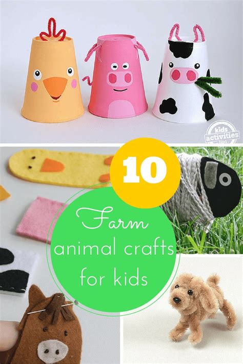 10 fun farm animal crafts for kids – HodgePodgeCraft