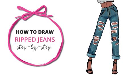 how to draw rips in jeans - Publicaffairsworld.com