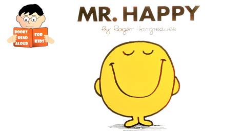 MR HAPPY | MR MEN book No. 3 Read Aloud Roger Hargreaves book by Books ...