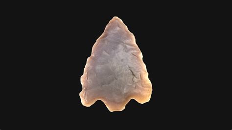 Flint Arrowhead - Download Free 3D model by Dan Savage (@dan.usavage ...