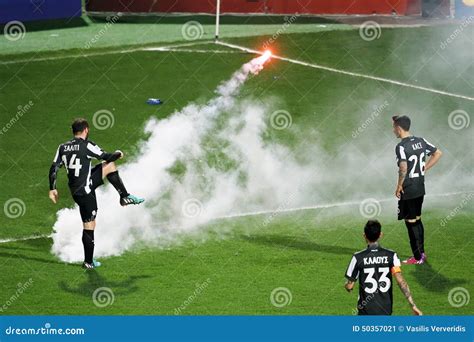 PAOK VS OLYMPIACOS GREEK SUPERLEAGUE Editorial Photo - Image of people, game: 50357021