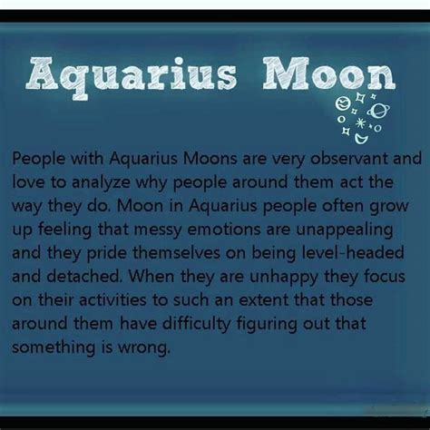 Aquarius Moon Aquarius Moon Sign, Capricorn Aquarius Cusp, Moon Sign ...