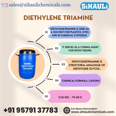 DIETHYLENE TRIAMINE Manufacturer & Exporter From Mumbai, India- Sihauli ...