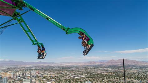 EXTREME THRILL RIDES IN LAS VEGAS (900FT HIGH) - Stratosphere & Zipline - YouTube