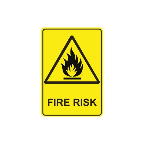 Fire Hazard Sign & Fire Risk Sign | Fire Warning Signs in Australia