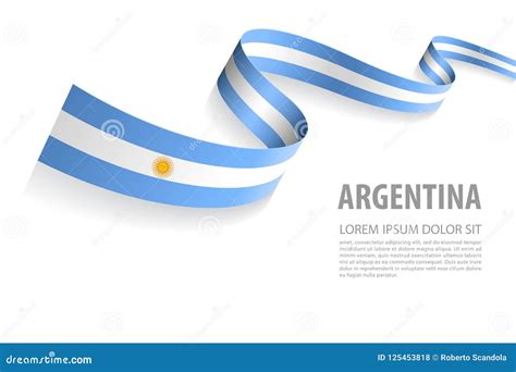 Vector Banner with Argentina Flag Colors Stock Vector - Illustration of ...