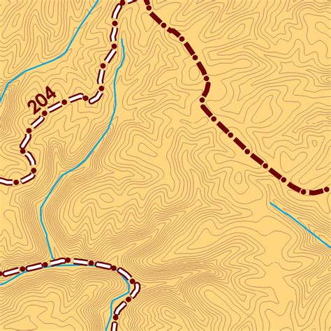 Sipsey Wilderness Map, Bankhead National Forest map by US Forest ...