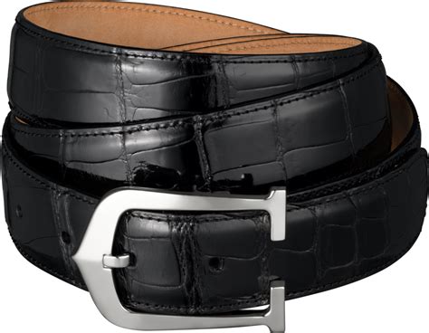 black leather belt PNG image