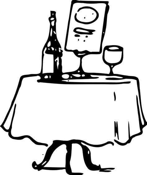 Tisch Wein Abendessen · Kostenlose Vektorgrafik auf Pixabay