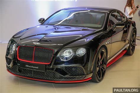 GALLERY: Bentley Continental GT Black Speed by Mulliner at new Kuala ...