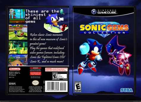 Viewing full size Sonic Gems Collection box cover