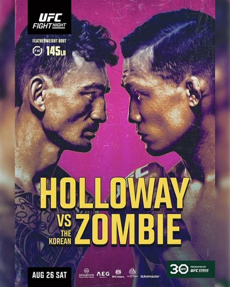 UFC Fight Night 225 Card – All Fights & Details for 'Holloway vs. The ...