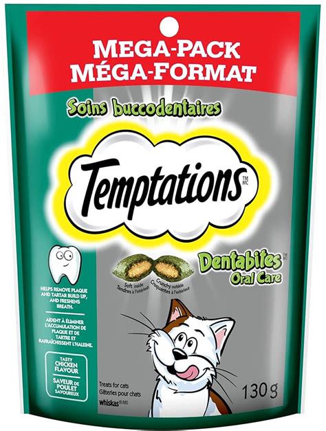 Temptations Treats for Cats - Dental - 130g (7 Pack): Amazon.ca: Pet Supplies