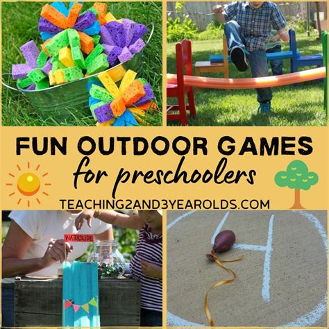 15 Fun Outdoor Games for Preschoolers