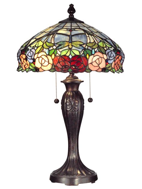 Dale Tiffany TT12232 Tiffany Zenia Rose Table Lamp