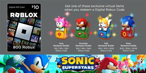 SEGA Offers Sonic Superstars Roblox Backpacks for Gift Card Purchases ...