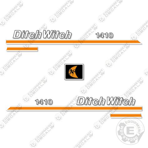 Ditch Witch 1410 Decal Kit Tractor – Equipment Decals