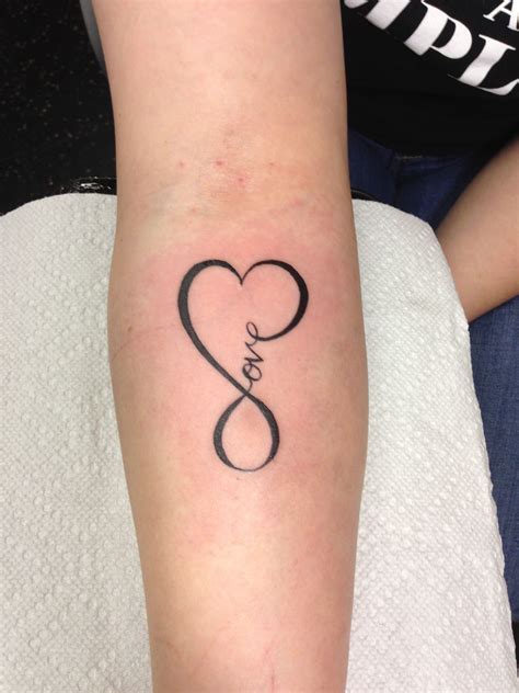 Love - infinity - heart TATTOO! | Heart with infinity tattoo, Heart ...