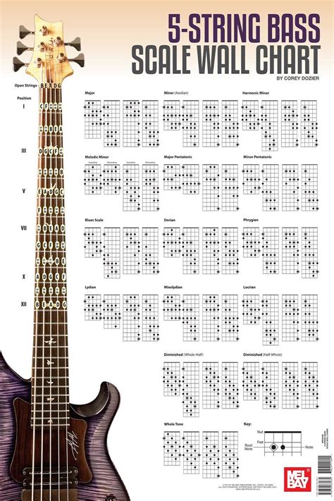 Bass Guitar Scales Wall Charts - Bass Player Center