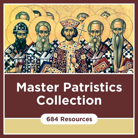 Master Patristics Collection (684 Resources) | Logos Bible Software