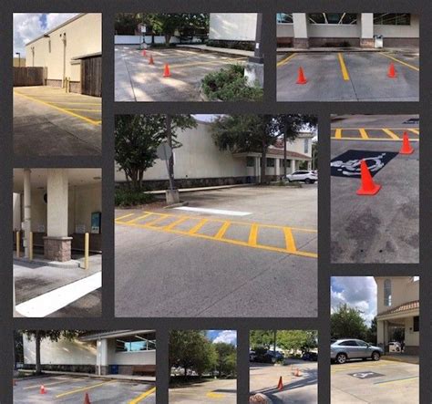 Safe and Efficient Parking Lot Markings