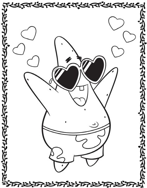 Patrick Star Coloring Pages 001 The Following Is Our - vrogue.co