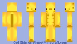 yellow axolotl Minecraft Skin