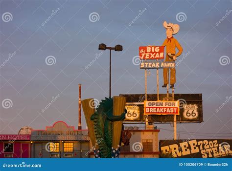 A Famous Steak House in Texas Editorial Stock Image - Image of building, america: 100206709