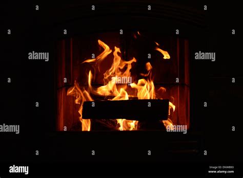 fire in oven Stock Photo - Alamy