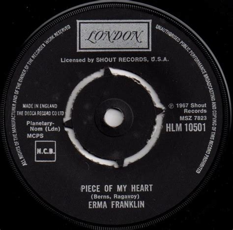 Erma Franklin – Piece Of My Heart (1975, Vinyl) - Discogs