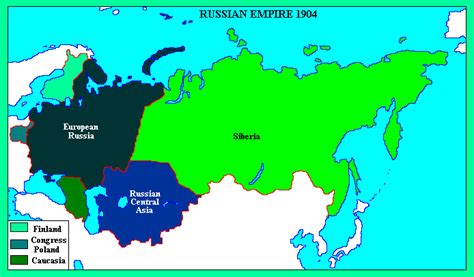 Russia Map Before 1917