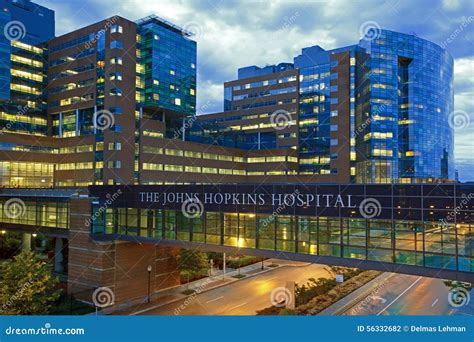 The Johns Hopkins Hospital editorial photography. Image of hopkins - 56332682