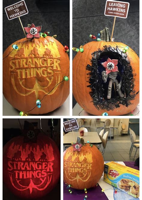 Stranger Things Pumpkin | Stranger things pumpkin, Pumpkin carving ...