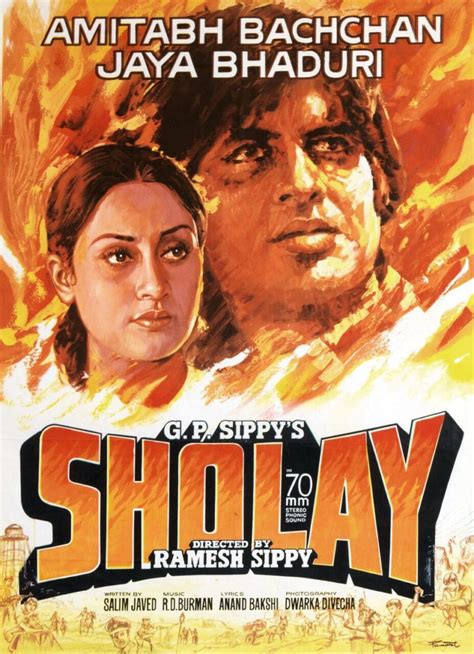 Sholay Movie Poster (Click for full image) | Best Movie Posters