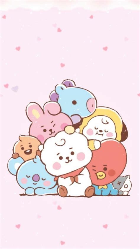 Cute BT21 Backgrounds