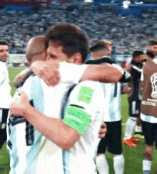 Messi Aguero Hug Messi Kun Hug GIF - Messi Aguero Hug Messi Kun Hug ...