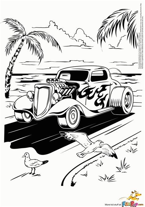 Hot Rod Coloring Pages To Print - Coloring Home