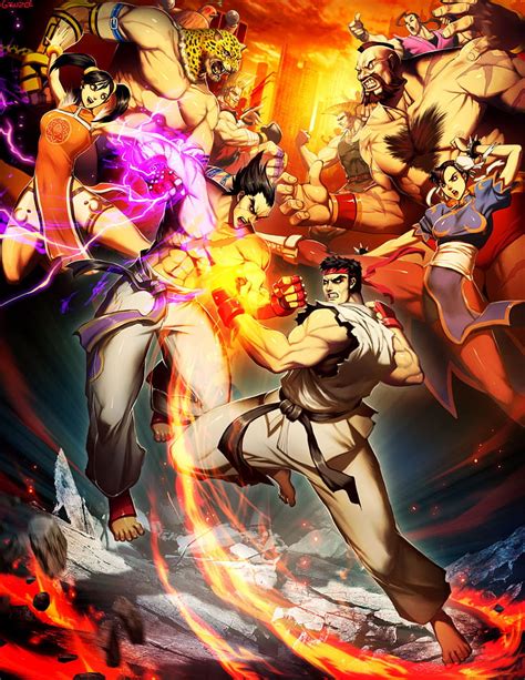 Street Fighter X Tekken Characters Wallpaper