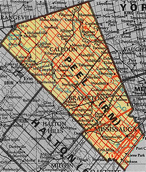 The Changing Shape of Ontario: Regional Municipality of Peel