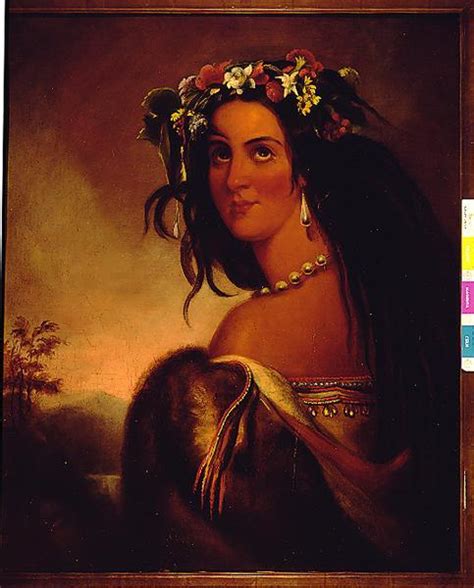 Pocahontas Portrait National Portrait Gallery