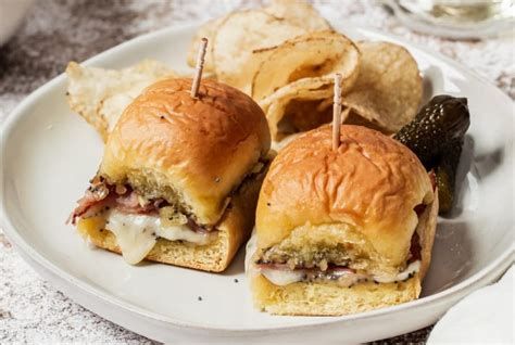 Ham & Swiss Mini Sandwich Appetizers for Parties