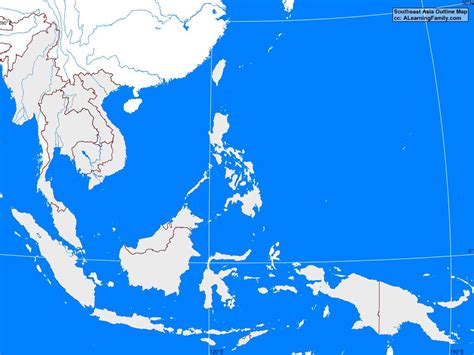 Blank Political Map Of Southeast Asia X3Hhr - Large Map of Asia