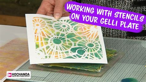 Gelli Plate Printing With Stencils Discounts Purchase | www.oceanproperty.co.th